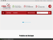 Tablet Screenshot of diskpecas.com.br